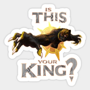 Killmonger Gold T-shirt Sticker